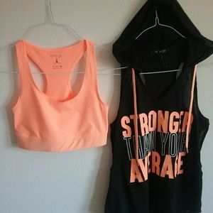 Sports bra and cover